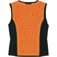 Chill-Its 6685 Dry Evaporative Cooling Vest with Zipper Closure, Medium, Orange Helyx Safety & Industrial Supplies