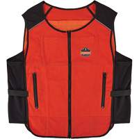 Chill-Its 6255 Lightweight Phase Change Cooling Vest (Vest Only), Small/Medium, Orange Helyx Safety & Industrial Supplies