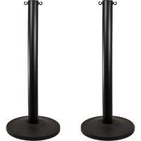 Montant industriel, Hauteur de 37", Noir Helyx Safety & Industrial Supplies