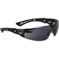 Lunettes de s&eacute;curit&eacute; Rush + BSSI, Lentille Fum&eacute;e/Gris, Antibu&eacute;e/Anti-&eacute;gratignures, ANSI Z87+ Helyx Safety & Industrial Supplies