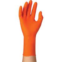 TOUCHNTUFF 93-800 Disposable Gloves, 6.5/7, Latex/Neoprene/Nitrile, 23.6-mil, Powder-Free, Orange Helyx Safety & Industrial Supplies