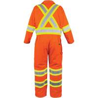 Combinaison non doubl&eacute;e haute visibilit&eacute;, Petit, Orange haute visibilit&eacute; Helyx Safety & Industrial Supplies