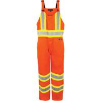 Salopette non doubl&eacute;e haute visibilit&eacute;, T-petit, Orange haute visibilit&eacute; Helyx Safety & Industrial Supplies