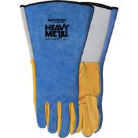 Gants de soudage Yellow Tail MIG/TIG, Cuir fleur de daim/Cuir de vache refendu, Taille Petit Helyx Safety & Industrial Supplies