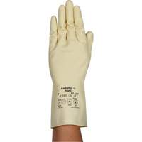 AlphaTec&reg; 87-137 Lightweight Natural Gloves, Size 7, 11.8" L, Rubber Latex, 16-mil Helyx Safety & Industrial Supplies