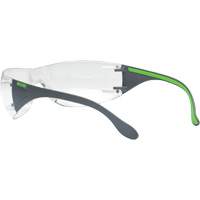 Lunettes de s&eacute;curit&eacute; gris/vert Adapt Lite, Lentille Transparent, Antibu&eacute;e/Anti-&eacute;gratignures, ANSI Z87+/R&eacute;pond ou surpasse la norme CSA Z94.3 Helyx Safety & Industrial Supplies