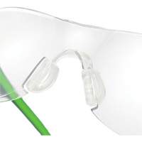 Lunettes de s&eacute;curit&eacute; gris/vert Adapt Lite, Lentille Transparent, Antibu&eacute;e/Anti-&eacute;gratignures, ANSI Z87+/R&eacute;pond ou surpasse la norme CSA Z94.3 Helyx Safety & Industrial Supplies