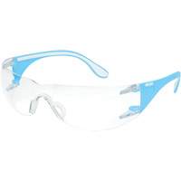 Lunettes de s&eacute;curit&eacute; bleu/blanc Adapt Lite, Lentille Transparent, Antibu&eacute;e/Anti-&eacute;gratignures, ANSI Z87+/R&eacute;pond ou surpasse la norme CSA Z94.3 Helyx Safety & Industrial Supplies