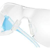 Lunettes de s&eacute;curit&eacute; bleu/blanc Adapt Lite, Lentille Transparent, Antibu&eacute;e/Anti-&eacute;gratignures, ANSI Z87+/R&eacute;pond ou surpasse la norme CSA Z94.3 Helyx Safety & Industrial Supplies