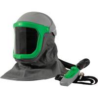 Z-Link Respirator with Safety Lens, FR Shoulder Cape, Breathing Tube & C40, Facepiece Respirator/Welding Helmet Helyx Safety & Industrial Supplies