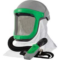 Z-Link Respirator with Tychem 4000 Shoulder Cape & C40, Facepiece Respirator/Welding Helmet Helyx Safety & Industrial Supplies