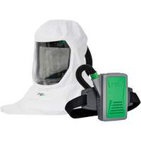 T-Link Respirator with Bump Cap, Breathing Tube, Belt-Mount & PX5 PAPR, Loose Fitting Hood & Faceshield, Lithium-Ion Battery Helyx Safety & Industrial Supplies