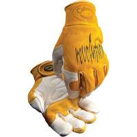 Caiman&reg; Premium TIG/MIG Welder's Gloves with Hook & Loop Closure, Split Cowhide, Size Medium Helyx Safety & Industrial Supplies