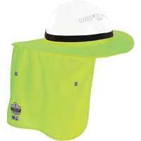 Chill-Its&reg; Lime Green FR Hard Hat Brim with Neck Shade Helyx Safety & Industrial Supplies
