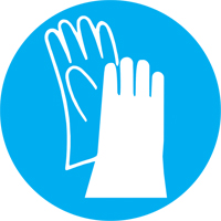 Right to Know Pictogram Labels -Boots, Vinyl, Sheet, 5/8" L x 3/4" W Helyx Safety & Industrial Supplies