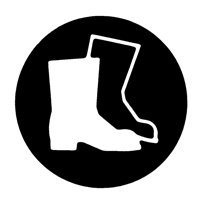 Right to Know Pictogram Labels - Full Protection Suit, Vinyl, Sheet, 5/8" L x 3/4" W Helyx Safety & Industrial Supplies