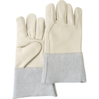 Gants de travail d'usage standard, Grand, Paume en Cuir fleur de vache Helyx Safety & Industrial Supplies