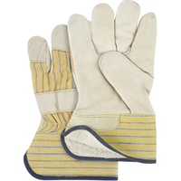 Abrasion-Resistant Winter-Lined Fitters Gloves, Ladies, Grain Cowhide Palm, Cotton Fleece Inner Lining Helyx Safety & Industrial Supplies