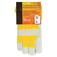 Gant pour ajusteur doubl&eacute;s pour l'hiver r&eacute;sistant &agrave; l'abrasion, Grand, Paume en Cuir fleur de vache, Doublure en Molleton de mousse Helyx Safety & Industrial Supplies