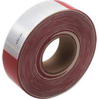 Mat&eacute;riaux de perceptibilit&eacute; 3M Scotchlite Diamond Grade s&eacute;rie 983, 2" la x 150' lo, Rouge & blanc Helyx Safety & Industrial Supplies