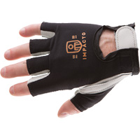 Gant droit antichoc, Taille Moyen, Paume Ch&egrave;vre/Cuir refendu Helyx Safety & Industrial Supplies