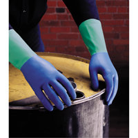 Gants Protector, Taille 6/Petit/6,5, 13" lo, Nitrile/Latex de caoutchouc, Doublure en Ouat&eacute;e, 28 mils Helyx Safety & Industrial Supplies