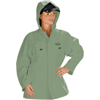 V&ecirc;tements imperm&eacute;ables Hurricane ignifuges et r&eacute;sistants &agrave; l'huile, veste, 4T-Grand, Vert Helyx Safety & Industrial Supplies