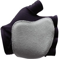 Anti-Impact Fingerless Right-Hand Glove, X-Small, Split Leather Palm, Slip-On Cuff Helyx Safety & Industrial Supplies