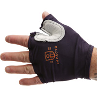 Gant sans doigts Tool Grip avec pi&egrave;ce de sangle, droit, Taille T-petit, Paume Su&egrave;de Helyx Safety & Industrial Supplies