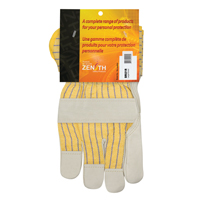 Gants d'ajusteur doubl&eacute;s pour l'hiver &agrave; paume renforc&eacute;e, Grand, Paume en Cuir fleur de vache, Doublure en Molleton de coton Helyx Safety & Industrial Supplies
