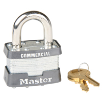 Cadenas &agrave; goupilles, Cl&eacute;s identiques, Acier lamin&eacute;, Largeur de 1-3/4" Helyx Safety & Industrial Supplies