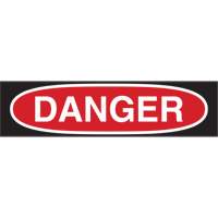 "Danger" Sign, 7" x 10", Polystyrene, English Helyx Safety & Industrial Supplies