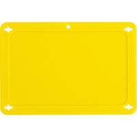 &eacute;tiquette vierge pour vanne, Plastique, 4-3/4" la x 3-1/4" h Helyx Safety & Industrial Supplies