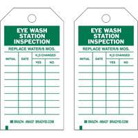 &eacute;tiquettes de rapport d'inspection, Polyester, 4" la x 7" h, Anglais Helyx Safety & Industrial Supplies