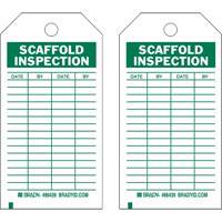 &eacute;tiquettes de rapport d'inspection, Polyester, 4" la x 7" h, Anglais Helyx Safety & Industrial Supplies