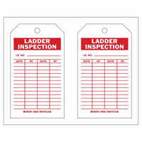 &eacute;tiquettes de rapport d'inspection, Polyester, 4" la x 7" h, Anglais Helyx Safety & Industrial Supplies