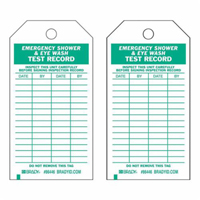 &eacute;tiquettes pour r&eacute;sultats de test, Polyester, 4" la x 7" h, Anglais Helyx Safety & Industrial Supplies