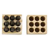 Number Steel Stamp Punch Set, # 4/6/3/2/1/8/9/7/5, 1/4" Helyx Safety & Industrial Supplies