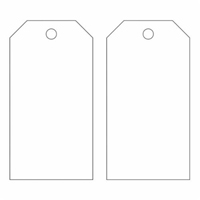 &eacute;tiquettes vierges pour la pr&eacute;vention des accidents, M&eacute;tal, 3" la x 5-3/4" h Helyx Safety & Industrial Supplies