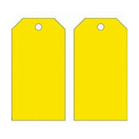 &eacute;tiquettes vierges pour la pr&eacute;vention des accidents, M&eacute;tal, 3" la x 5-3/4" h Helyx Safety & Industrial Supplies