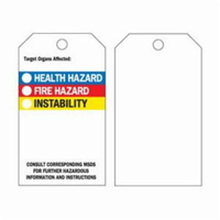 &eacute;tiquettes auto-plastifiantes du droit &agrave; l'information, Polyester, 3" la x 5-3/4" h, Anglais Helyx Safety & Industrial Supplies