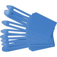 &eacute;tiquettes de cadenassage vierges en plastique, Plastique, 3-1/4" la x 5-4/5" h, Vierge Helyx Safety & Industrial Supplies