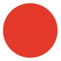Round Write-On Labels, Circle, 1.5" L x 1.5" W, Red Helyx Safety & Industrial Supplies