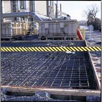 Ruban pour barricade, Anglais, 3" la x 200' lo, 3 mils, Noir sur jaune Helyx Safety & Industrial Supplies