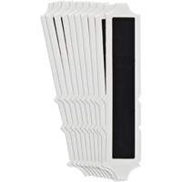 &eacute;tiquettes de lettres et chiffres gothiques individuels Quick-Align, I, 4" h, Noir Helyx Safety & Industrial Supplies