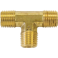 Raccords en T m&acirc;les, Laiton, 1/8" Helyx Safety & Industrial Supplies