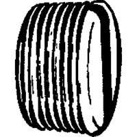 Bouchon de tuyau (avec fentes), 1/8" dia., Laiton Helyx Safety & Industrial Supplies