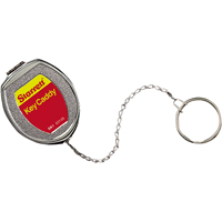 Porte-cl&eacute;s autor&eacute;tractable Key Caddy, Acier inoxydable, C&acirc;ble 21", Fixation Agrafe de ceinture Helyx Safety & Industrial Supplies