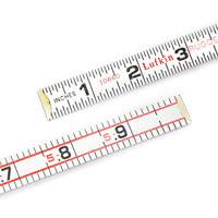 R&egrave;gle &agrave; pes&eacute;e Red End pour ing&eacute;nieur, 6' lo, Bois, Graduations de 1/16" Helyx Safety & Industrial Supplies
