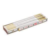 R&egrave;gle de maçon Red End, 6' lo, Bois, Graduations de 1/16" Helyx Safety & Industrial Supplies